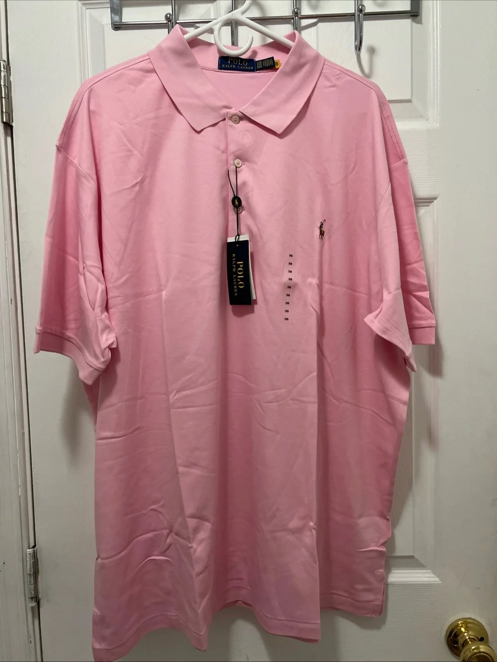 Polo Ralph Lauren Men's Polo Shirt Size 2XB Light Pink Classics Short Sleeve